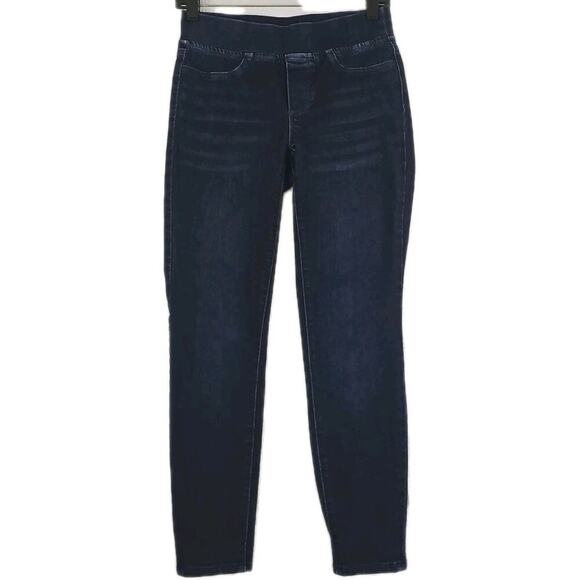 Talbots ~Woman Size 0 Petite~ Flawless Blue Denim Pull-On Jegging Stretchy. - Picture 8 of 12